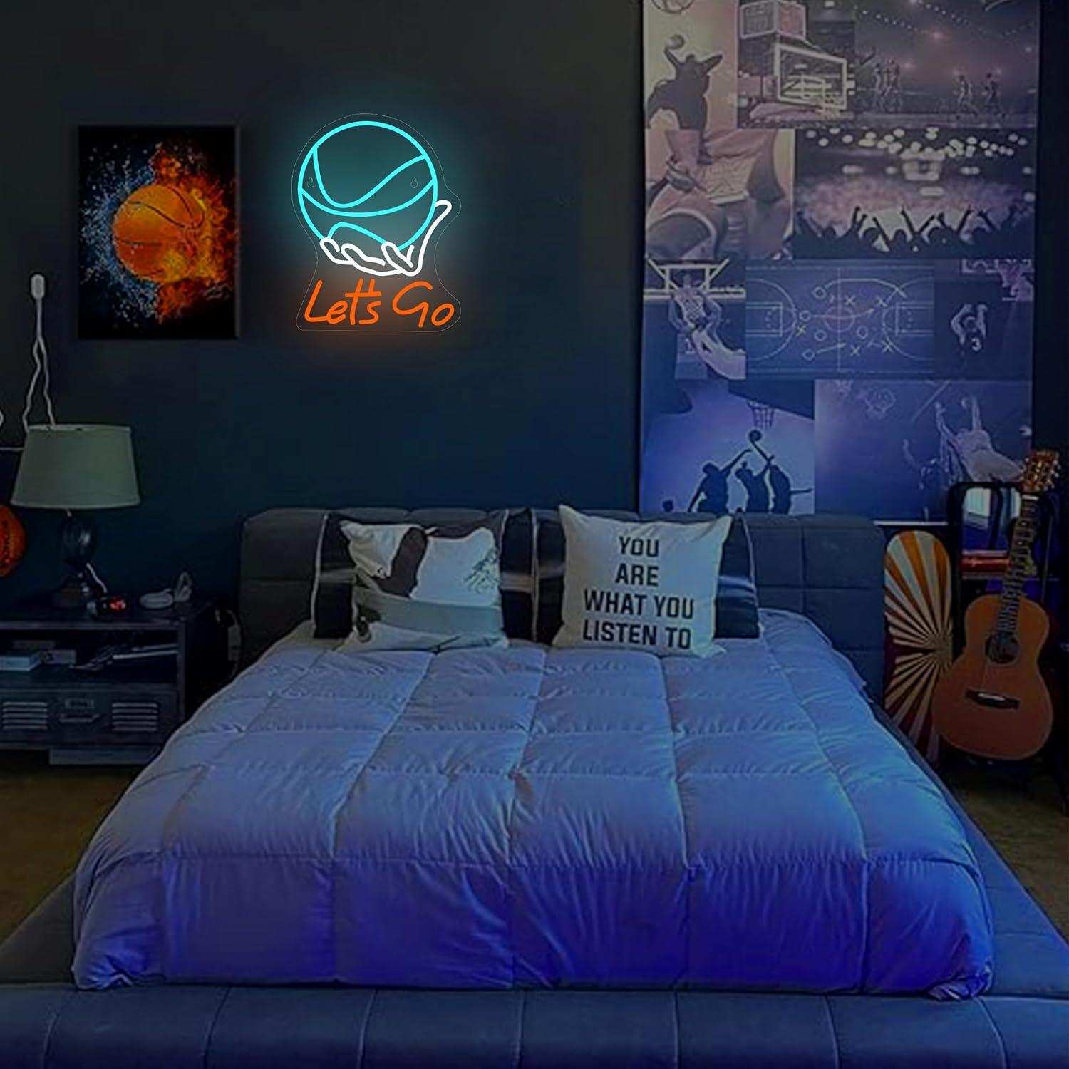 Let's Go Basketball Neon LED d – Lighting Decoration Ideas recenzja i cena