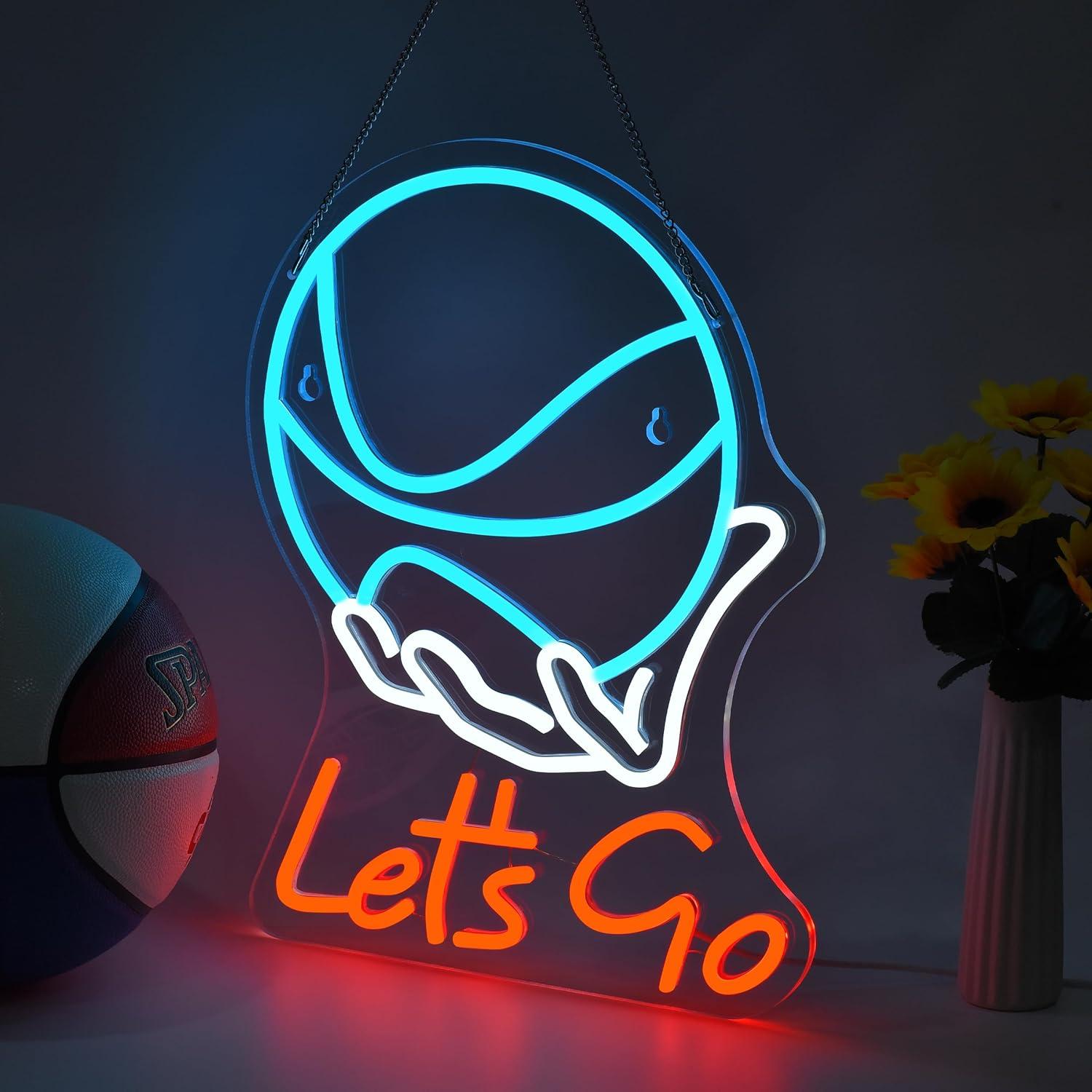 Let's Go Basketball Neon LED d – Lighting Decoration Ideas recenzja i cena