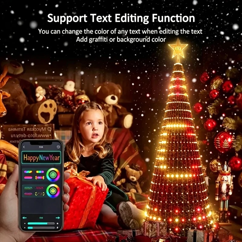 Inteligentna lampka RGB na czu – Lighting Christmas Decor recenzja i cena