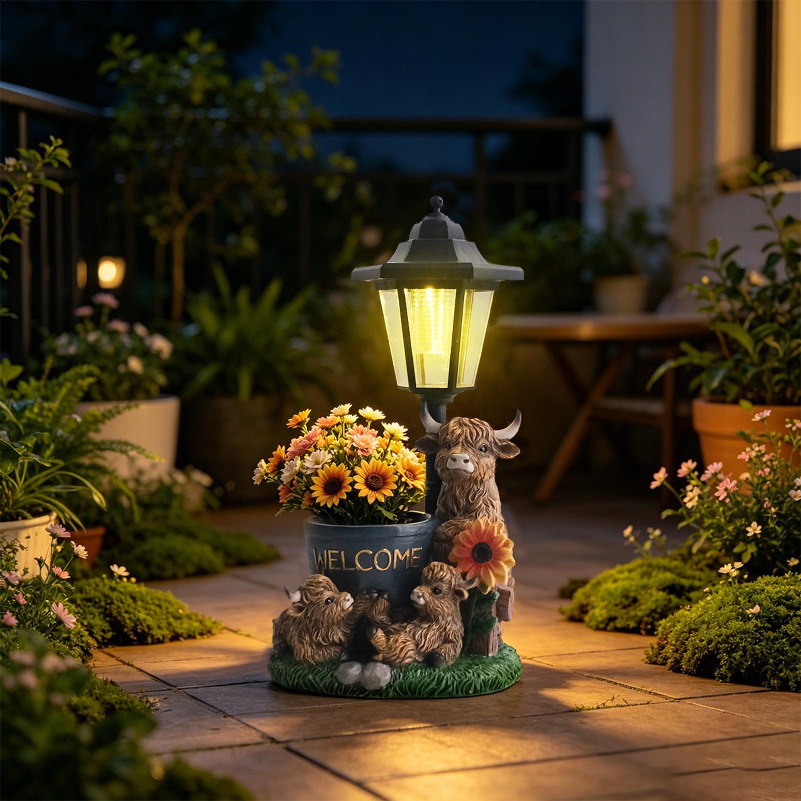 Dekoracyjna figurka krowy z ży – Up Lighting Decor recenzja i cena